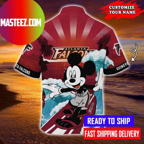 Mickey Mouse X Atlanta Falcons NFL Hawaiian Shirt