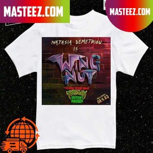 Natasia Demetriou Is Wingnut In Teenage Mutant Ninja T-shirt