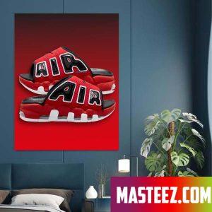 Nike Air More Uptempo Slide Hoop Pack Poster Canvas