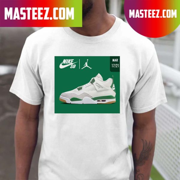 Nike SB x Air Jordan 4 Pine Green T-shirt