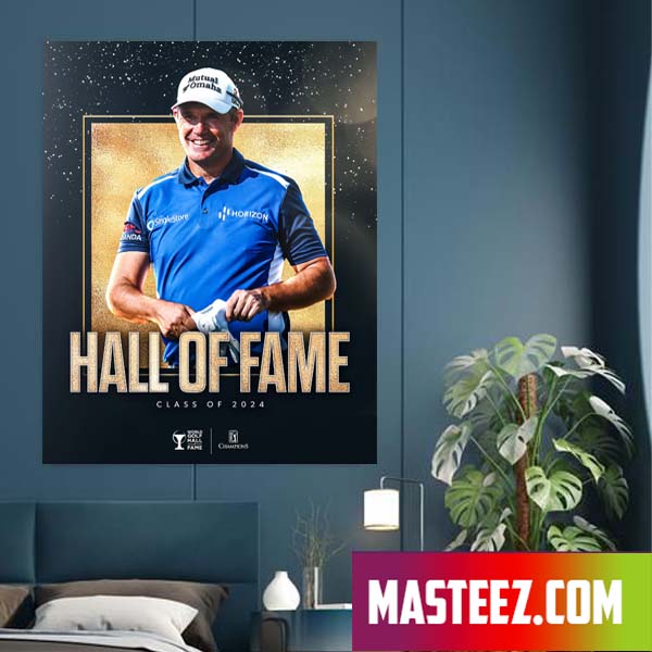 Padraig Harrington Will Be Inducted Into The Golf Hall of Fame in 2024 Poster Canvas
