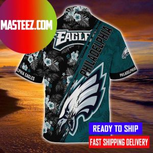 Philadelphia Eagles Logo NFL Hawaiian Shirt