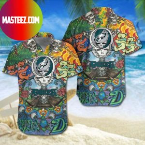 Philadelphia Eagles NFL Grateful Dead Dancing Bears Hawaiian Shirt
