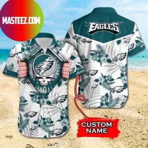 Philadelphia Eagles NFL Grateful Dead Hawaiian Shirt