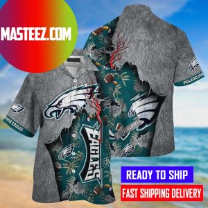 Philadelphia Eagles Style Stone NFL Hawaiian Shirt