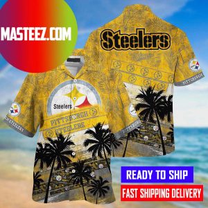 Pittsburgh Steelers NFL Style Summer Hawaiian Shirt Pittsburgh Steelers NFL Style Summer Hawaiian Shirt