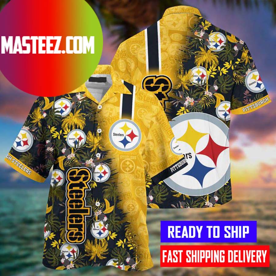Pittsburgh Steelers X Trophycal Coconut NFL Hawaiian Shirt