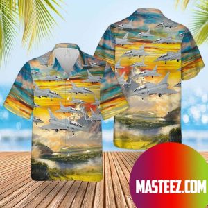 RAF Eurofighter Typhoon T3 Hawaiian Shirt