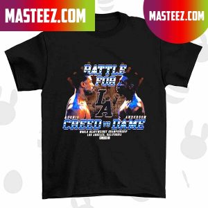 Rattle for LA Adonis Creed vs Anderson Dame T-shirt