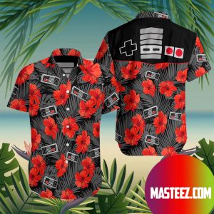 Retro gamepad game Summer Beach Hawaiian Shirt