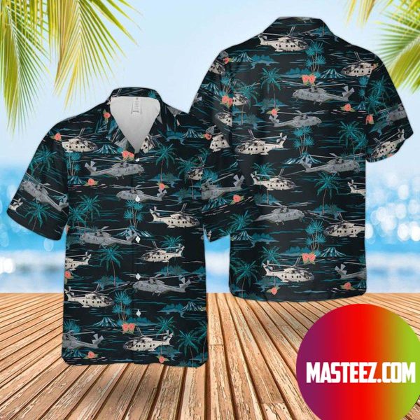 Rn Merlin Mk4 Hawaiian Shirt