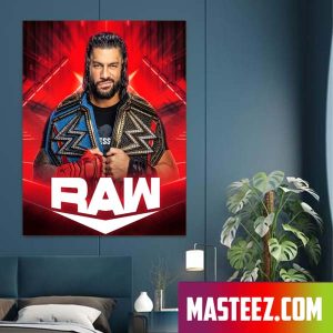 Roman Reigns Tribal Chief and The Bloodline Are Bbout To Take Over Your City Poster Canvas