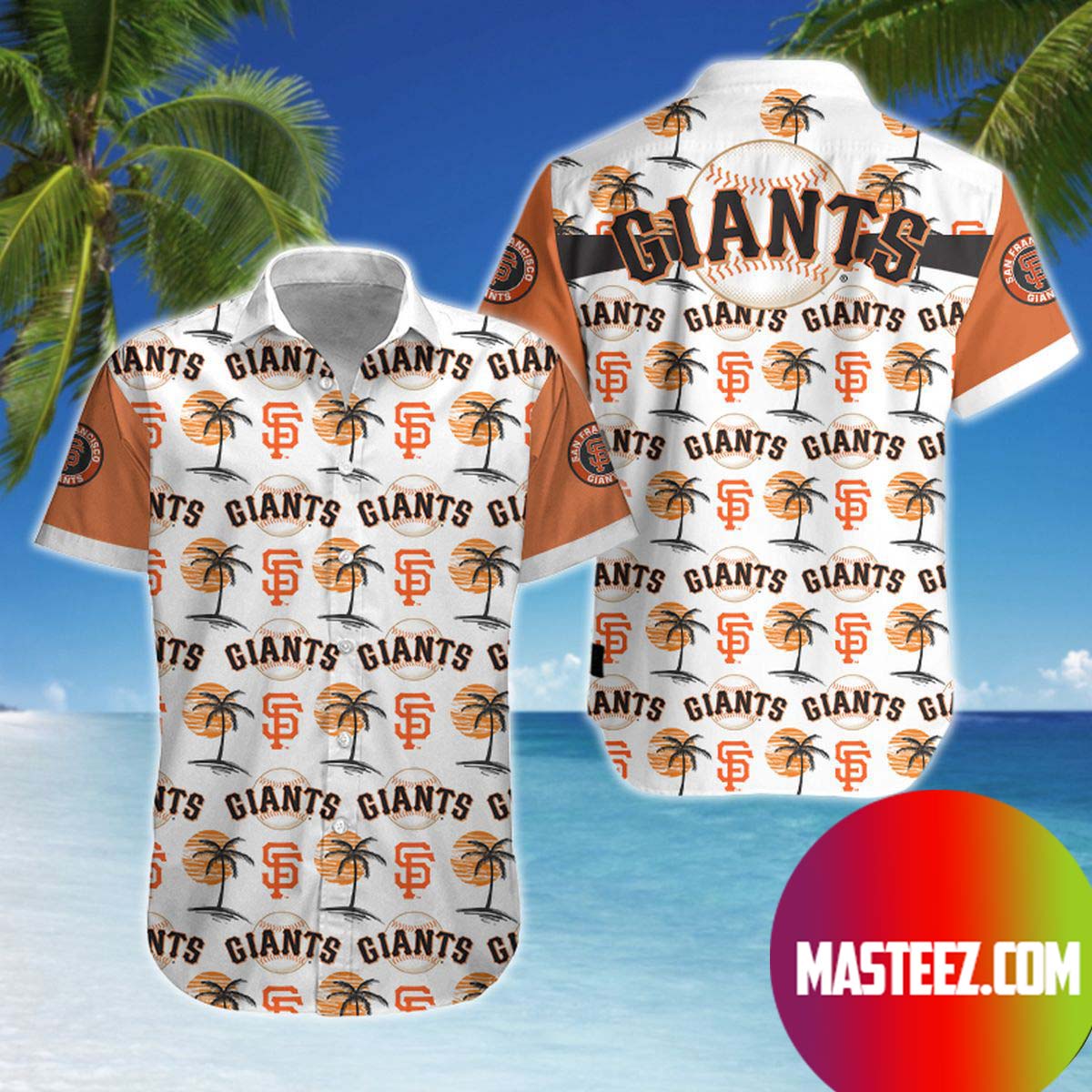 San Francisco Giants Hawaiian Shirt - Masteez