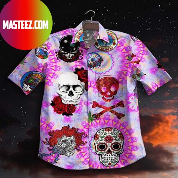 Skull Tropical Vintage Grateful Dead Hawaiian Shirt