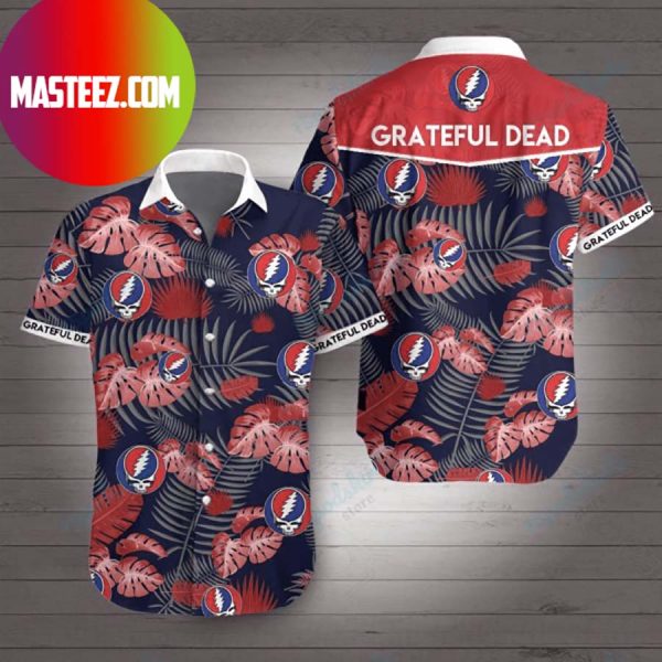 Skull Tropical Vintage Grateful Dead In Summer Beach Hawaiian Shirt