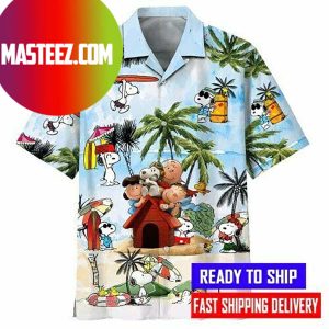 Snoopy Summer Time Youth Ampamp Adult Hawaiian Shirt