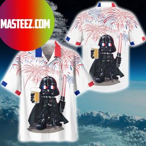 Star Wars Darth Vader Beer Independence Hawaiian Shirt