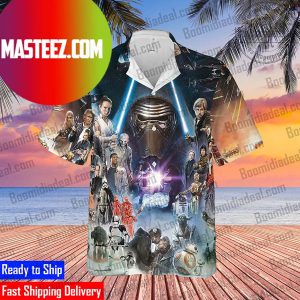 Star Wars R2-D2 C-3PO Characters Hawaiian Shirt