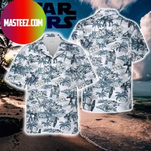 Star Wars Tropical Flowers Hawaiian Shirt