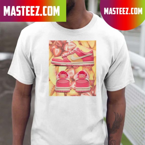 Strawberry Peach Nike Dunk Lows T-shirt