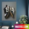 Strawberry Peach Nike Dunk Lows Poster canvas