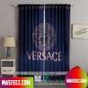 Gucci Brown Monogram Pattern Home Decor Window Curtains