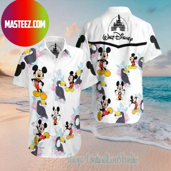 Walt Disney Mickey Mouse Summer Beach Hawaiian Shirt