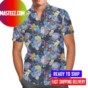 Watercolor Star Wars Battle Hawaiian Shirt