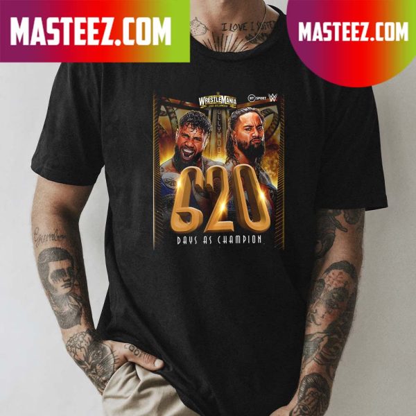 The Usos’ historic title reign as Tag Team Champions ends at 620 Days T-shirt