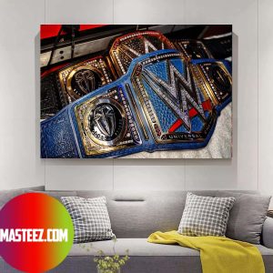 WWERomanReigns retain WrestleMania Poster Canvas