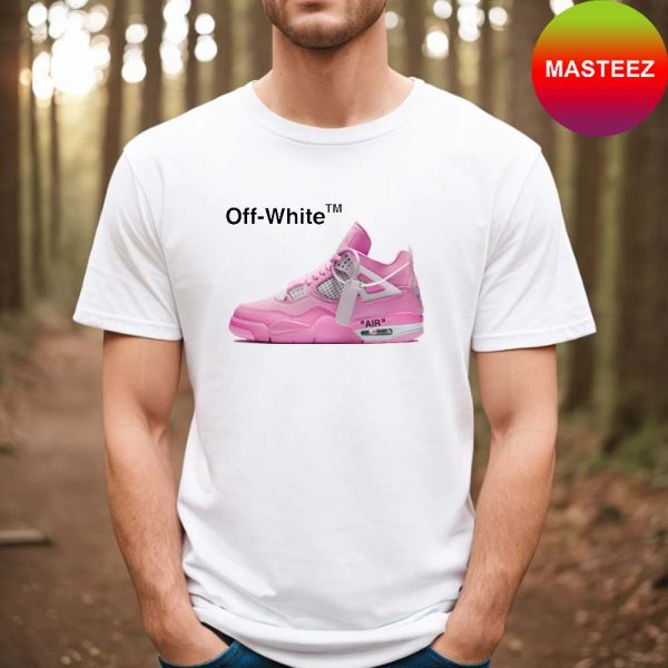 Air Jordan 4 x Off-White “Bubble Gum” Fan Original T-shirt