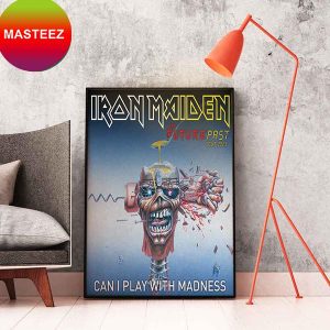 Can I Play With Madness Iron Maiden The Future Past Tour 2023 Home Decor Poster-Canvas