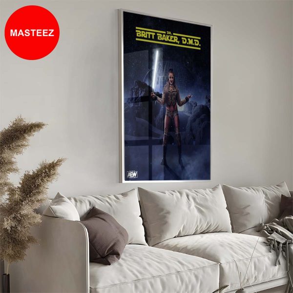 Dr. Britt Baker, D.M.D. Star Wars Day May the Fourth Be With You Poster Canvas