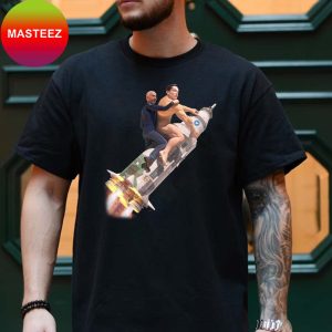 Elon Giving Gary  A Ride to Mars Mem T-shirt