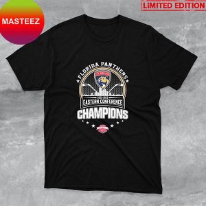 Florida Panthers 2022-2023 Eastern Conference Champions Skyline Fan Gifts T-Shirt