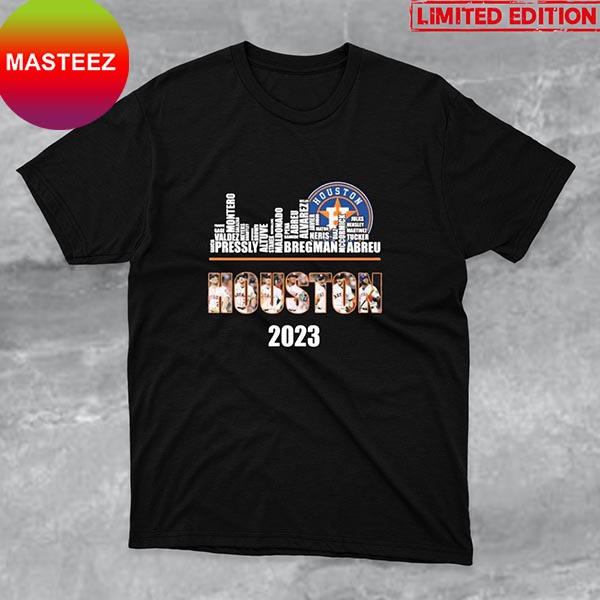 Houston Astros City Players Names 2023 Fan Gifts T-Shirt - Masteez