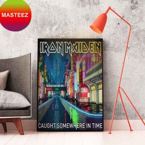 Iron Maiden Caught Somewhere In Time The Future Past Tour 2023 Home Decor Poster-Canvas Iron Maiden Caught Somewhere In Time The Future Past Tour 2023 Home Decor Poster-Canvas