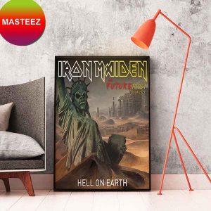Iron Maiden Hell On Earth The Future Past Tour 2023 Home Decor Poster-Canvas