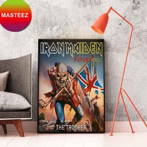 Iron Maiden The Trooper The Future Past Tour 2023 Home Decor Poster-Canvas