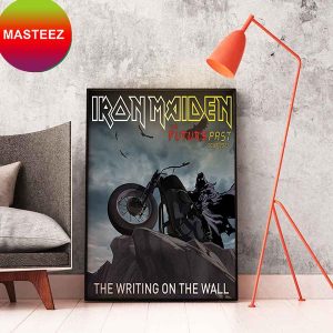 Iron Maiden The Writing On The Wall The Future Past Tour 2023 Home Decor Poster-Canvas