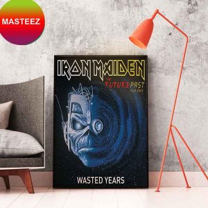 Iron Maiden Wasted Years The Future Past Tour 2023 Home Decor Poster-Canvas