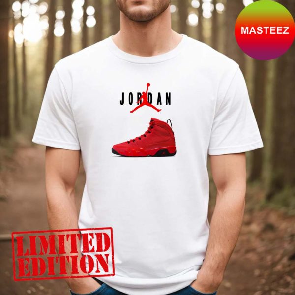 Jordan Retro 9 ‘Chile Red’ Fan Gift T-shirt