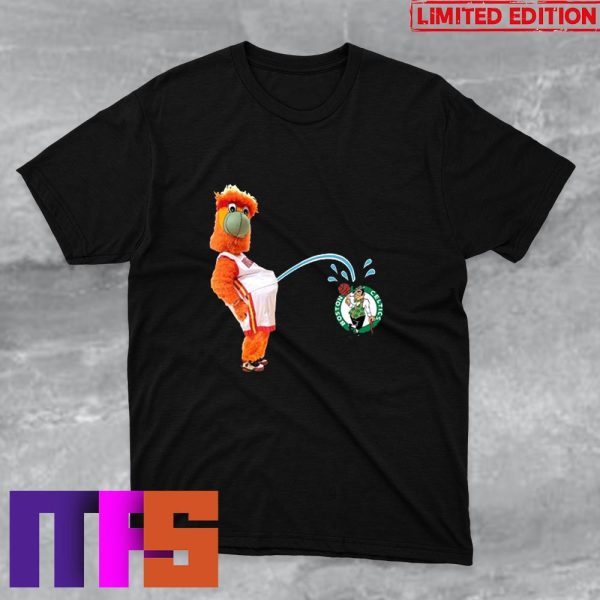 Miami Heat Mascot Pee On Boston Celtics NBA Finals 2023 Fan Gifts T-Shirt