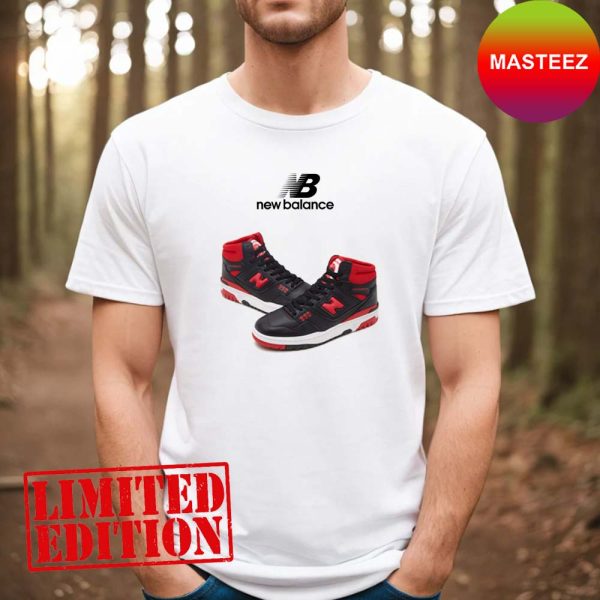 New Balance 650R ‘Black Red’ Fan Gift T-shirt