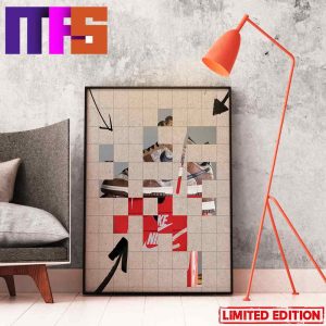 Nike Dunk Low PRM Co JP Head 2 Head Sneaker Home Decor Poster-Canvas