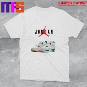 Nike SB x Air Jordan 4 Pine Green Sneaker T-Shirt