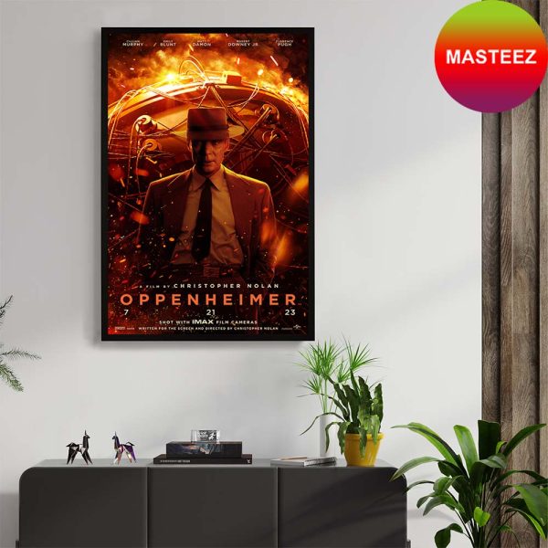 Oppenheimer New Poster Film 7 21 23 Poster Canvas