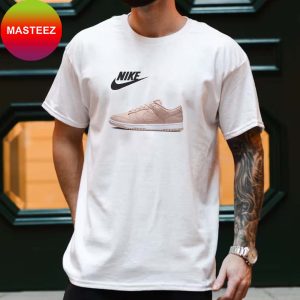 Women’s Nike Dunk Low Premium MF ‘Pink Oxford’ Fan Original T-shirt
