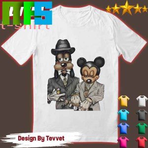 90s Hip Hop Dancehall Socao Junkie Mickey Mouse Goofy Fashion T-Shirt