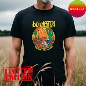 Blink-182 Phoenix June 14 2023 Catus Desert Fan Art T-shirt
